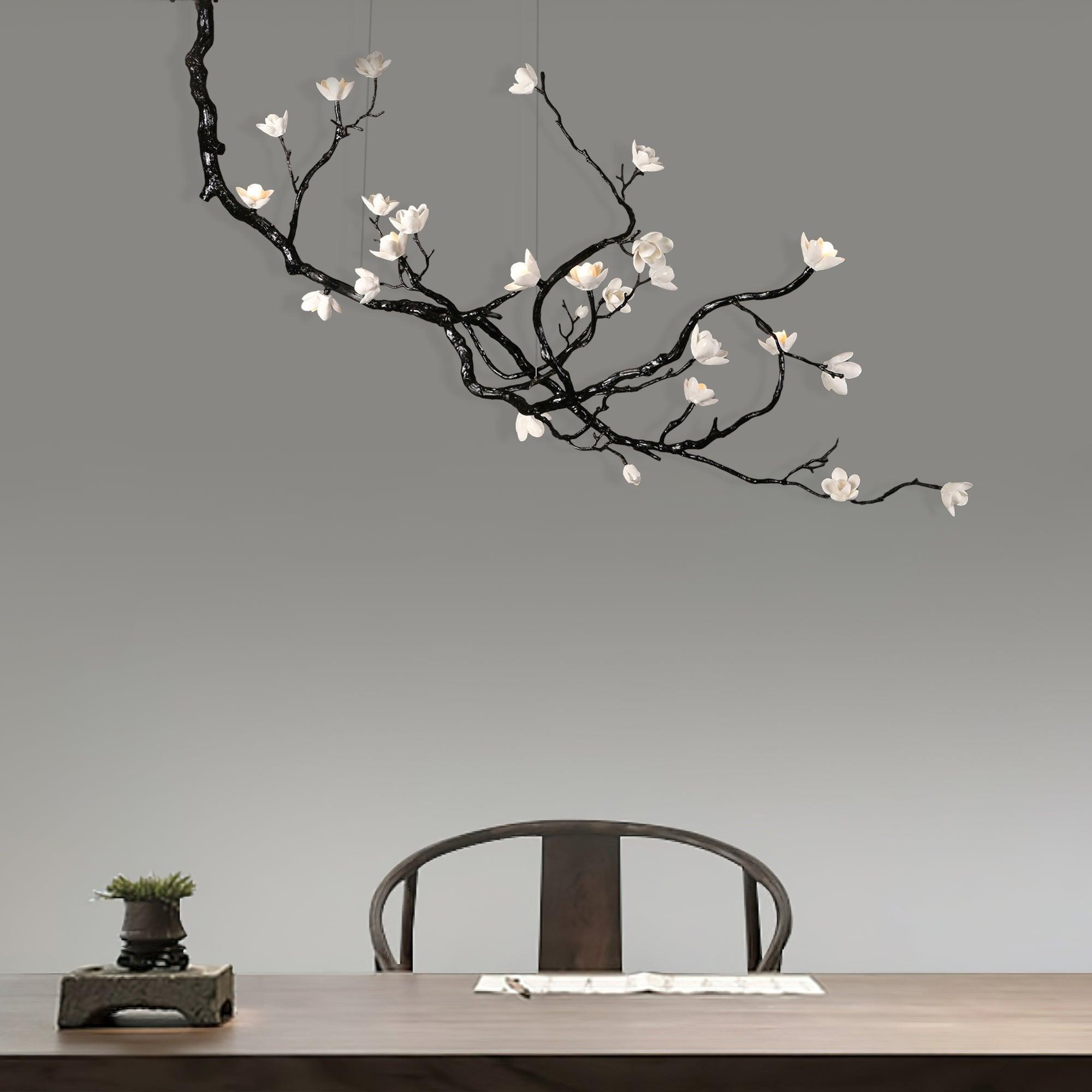 Exquisite Ceramic Flower Chandelier product image