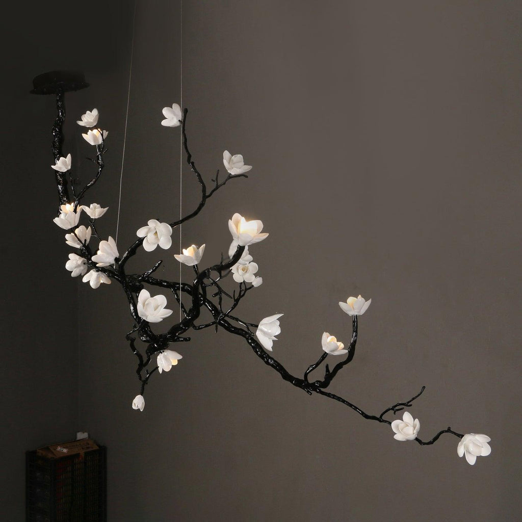 Exquisite Ceramic Flower Chandelier product image