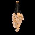 Exquisite Cluster Alabaster Globe Chandelier additional product view