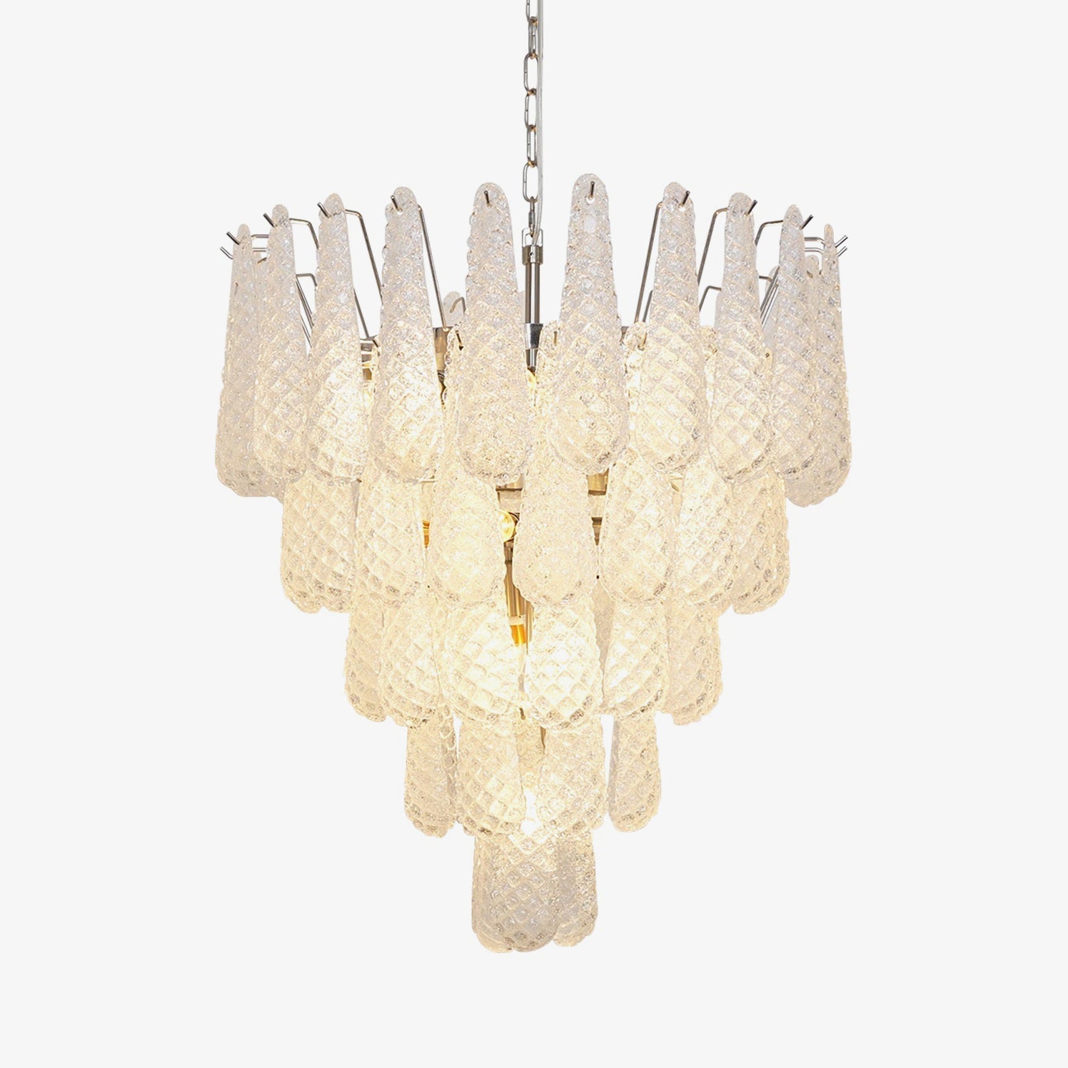Exquisite Murano Glass Dewdrop Chandelier by Bling Lighting Studio