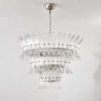 Exquisite Murano Palmette Chandelier detail view