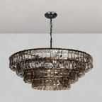 Ghiaccio Round Chandelier by Bling Lighting Studio