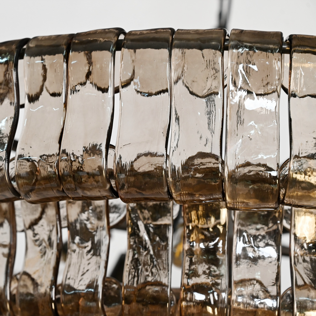 Ghiaccio Round Chandelier by Bling Lighting Studio