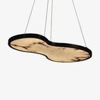 Fabula Alabaster Chandelier by Bling Lighting Studio
