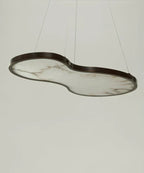 Fabula Alabaster Chandelier by Bling Lighting Studio