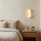 Faceted Alabaster Wall Sconce
