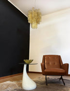 Fantastic Amber Murano Glass Tube Chandelier product image