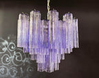 Fantastic Murano Amethyst Glass Tube Chandelier product image