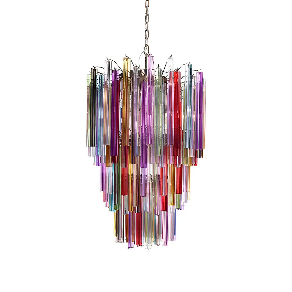 Fantastic Murano Prisms Multicolor Chandelier product image