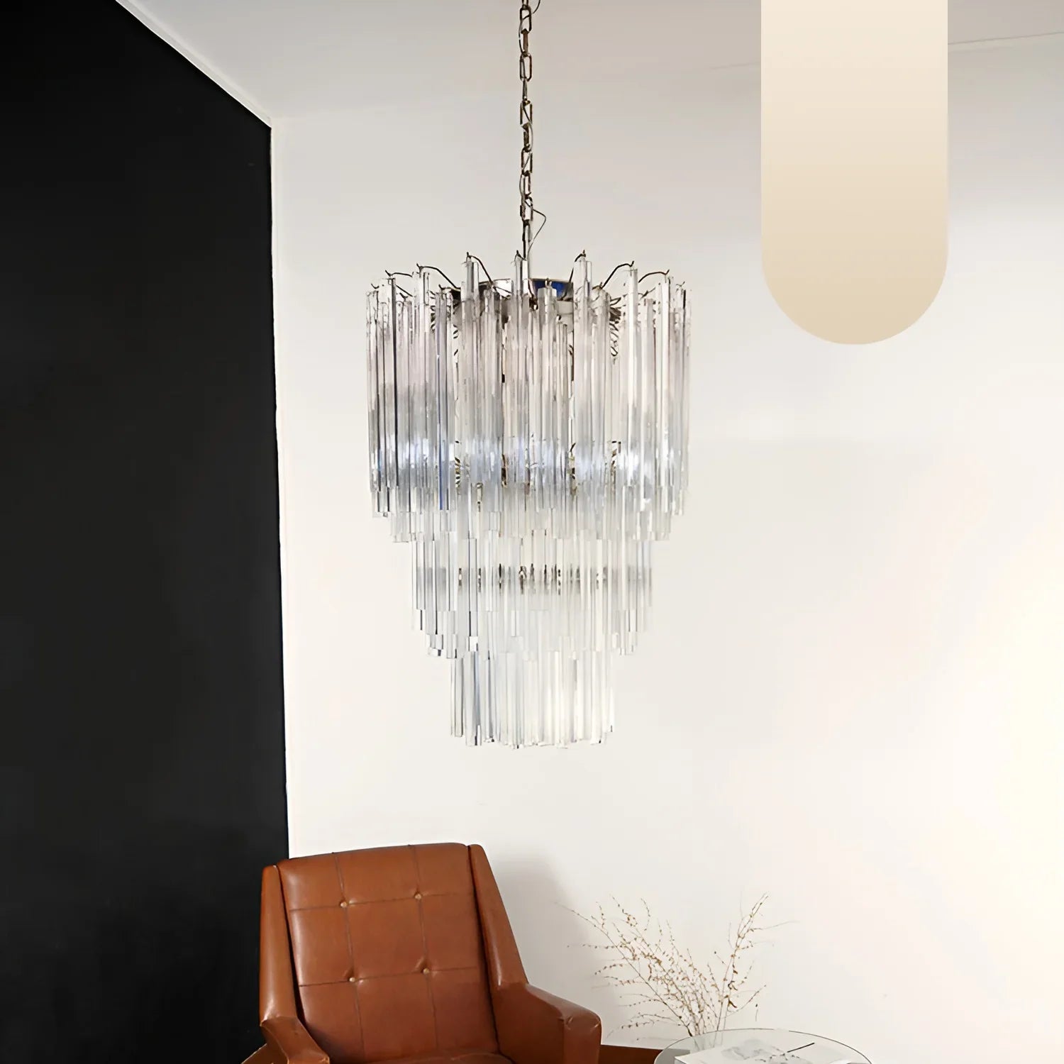 Fantastic Murano Prisms Transparent Chandelier product image