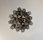 Fantastic Smoked Murano Glass Tube Chandelier product image