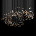 Amber Glass Drift Chandelier
