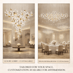 Floating Leaves Chandelier