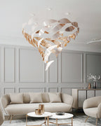 Fluid Layered Glass Ceiling Chandelier product image
