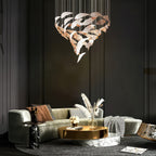 Fluid Layered Glass Ceiling Chandelier product image
