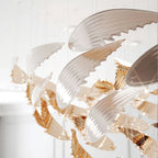 Fluid Layered Glass Ceiling Chandelier product image