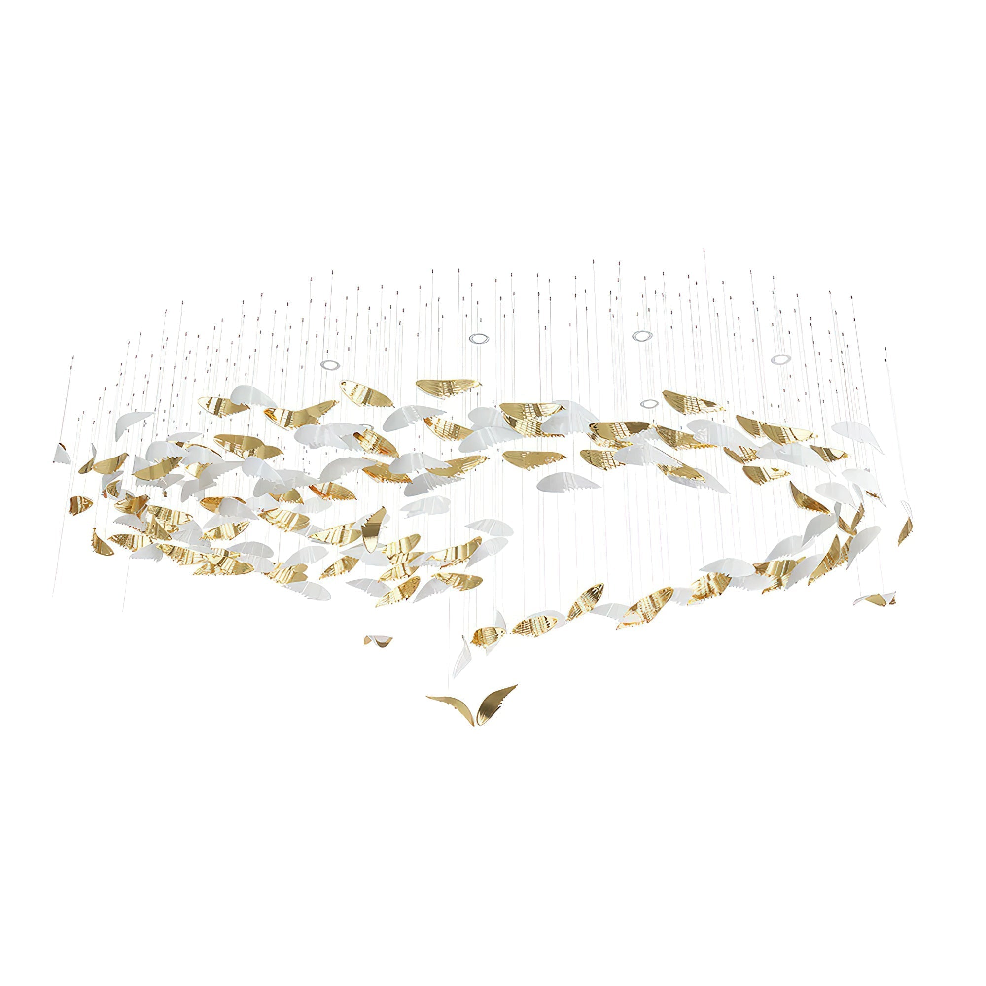 Fluid Layered Glass Ceiling Chandelier product image