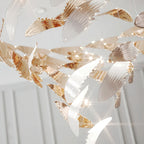 Fluid Layered Glass Ceiling Chandelier product image