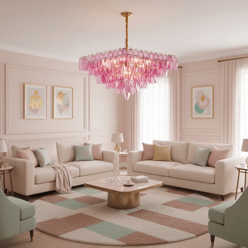Murano Poliedri Prism Empire Chandelier product image