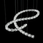Designer The Gabriel Infinity LED Chandelier | Custom Size & Made-to-Order Lighting for Luxury Homes & Commercial