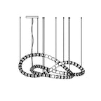 Designer The Gabriel Infinity LED Chandelier | Custom Size & Made-to-Order Lighting for Luxury Homes & Commercial