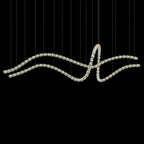 Designer The Gabriel Infinity LED Chandelier | Custom Size & Made-to-Order Lighting for Luxury Homes & Commercial