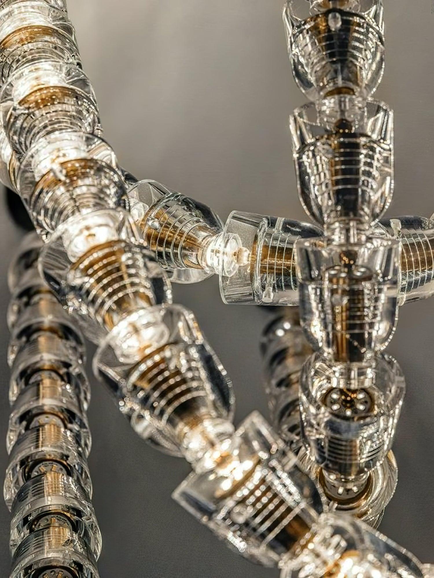 Designer The Gabriel Infinity LED Chandelier | Custom Size & Made-to-Order Lighting for Luxury Homes & Commercial