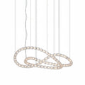 Designer The Gabriel Infinity LED Chandelier | Custom Size & Made-to-Order Lighting for Luxury Homes & Commercial