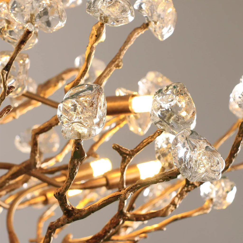 Gemstone Branch Chandelier with Artistic Design for Bedroom or Living Room by Bling Lighting Studio