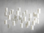 Gianna Rectangular Selenite Stone Chandelier 15 LIGHT 20 LIGHT by Bling Lighting Studio