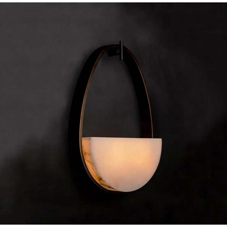 ORVEN HALF MOON SCONCES by Bling Lighting Studio
