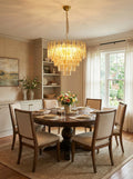 Honey Rectangular Glass Chandelier additional product view