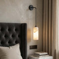 Mirasol Alabaster Wall Sconce by Bling Lighting Studio
