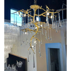 Willow Branching Crystal Chandelier by Bling Lighting Studio
