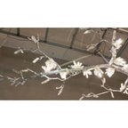 Selenite Crystal Blossom Branching Tree Chandelier by Bling Lighting Studio