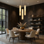 Moonshade Alabaster Pendant Light Classic by Bling Lighting Studio