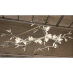 Selenite Crystal Blossom Branching Tree Chandelier by Bling Lighting Studio