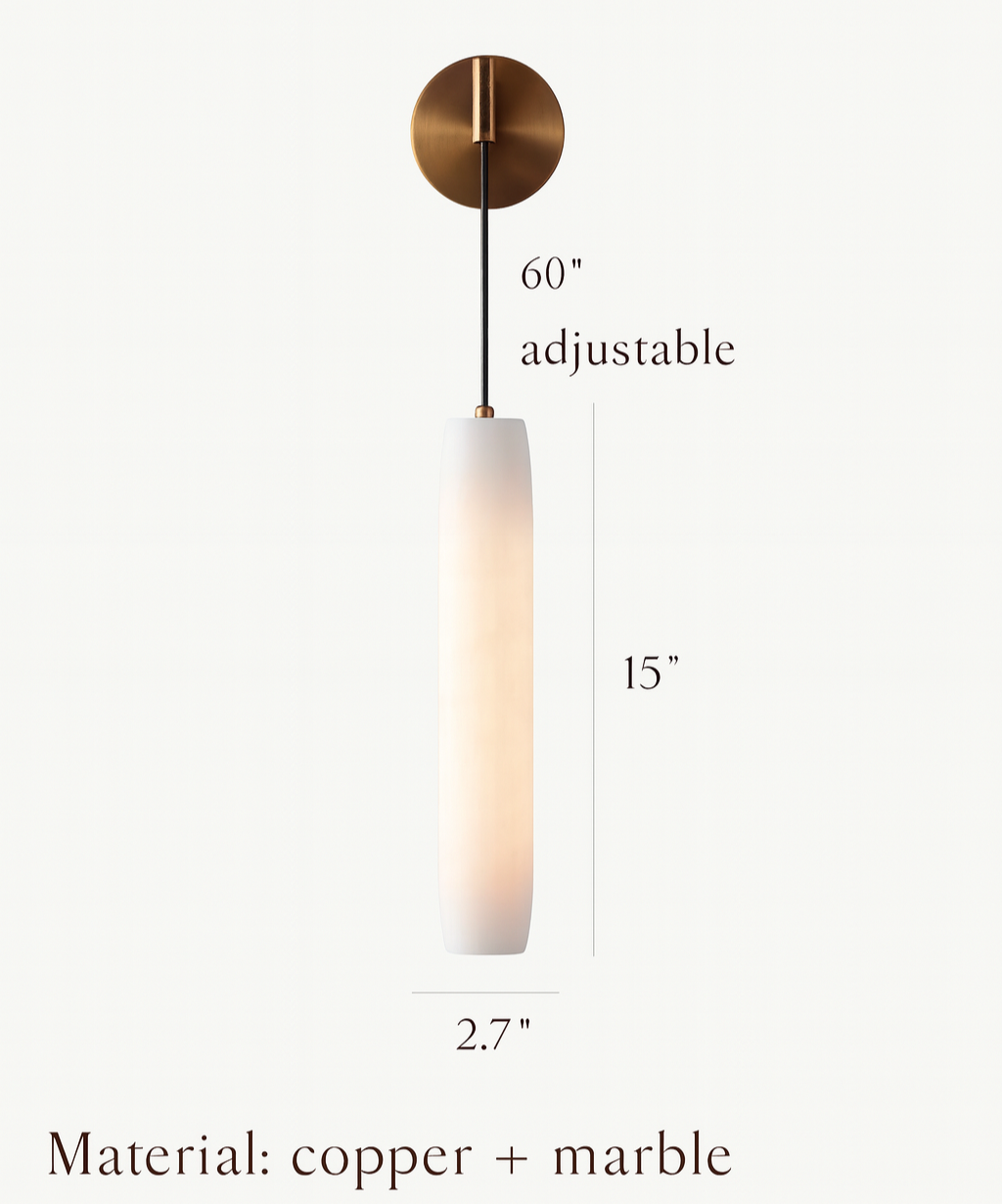 Moonshade Alabaster Pendant Wall Sconce product image