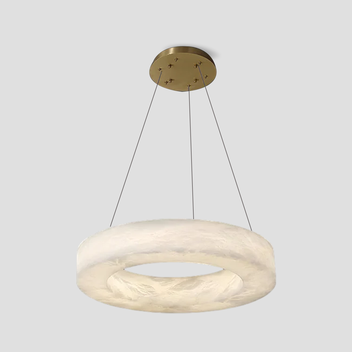 Glacera Alabaster Round Chandelier 19'' 27'' 36'' 60''D by Bling Lighting Studio