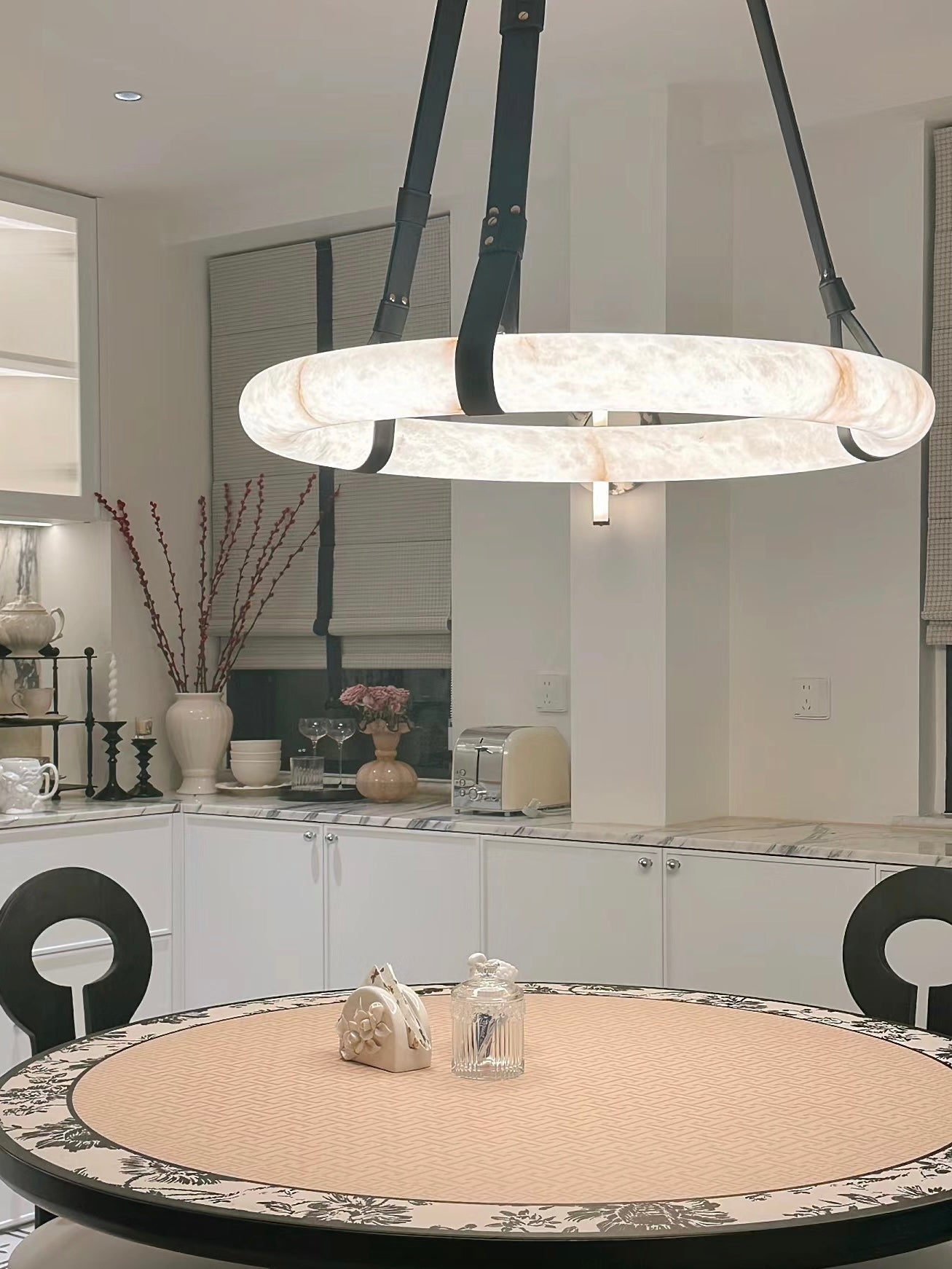 Glacera Oslo Alabaster Art Chandelier product image