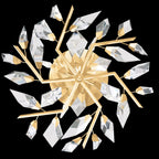 Foret 4 Light 31 inch Flush Mount Ceiling Light