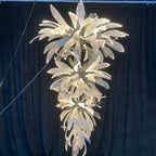 Dandelion Cascade Glass Staircase Chandelier