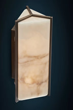 Kheop Alabaster Wall Sconce by Bling Lighting Studio