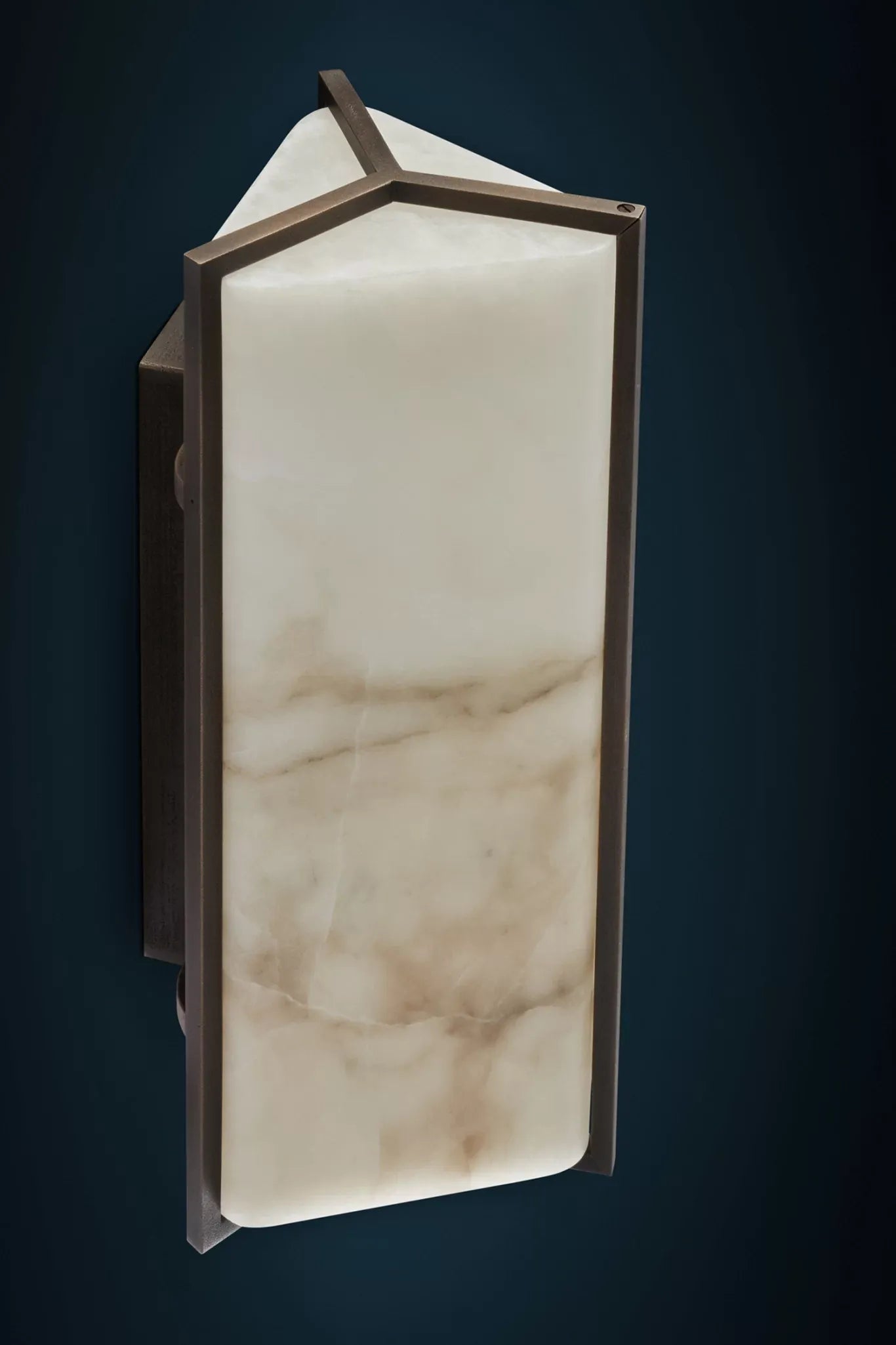Kheop Alabaster Wall Sconce by Bling Lighting Studio