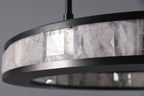 Clayhart-O Rock Crystal Pendant Bronze by Bling Lighting Studio