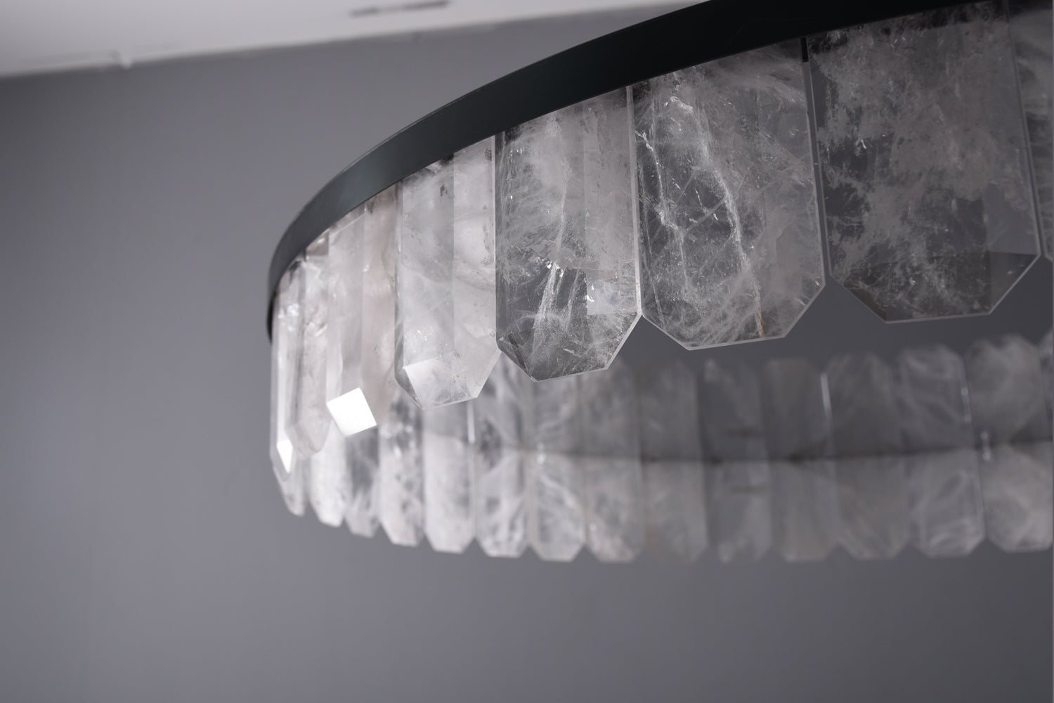 Rolantis Rock Crystal Pendant 32.7" by Bling Lighting Studio