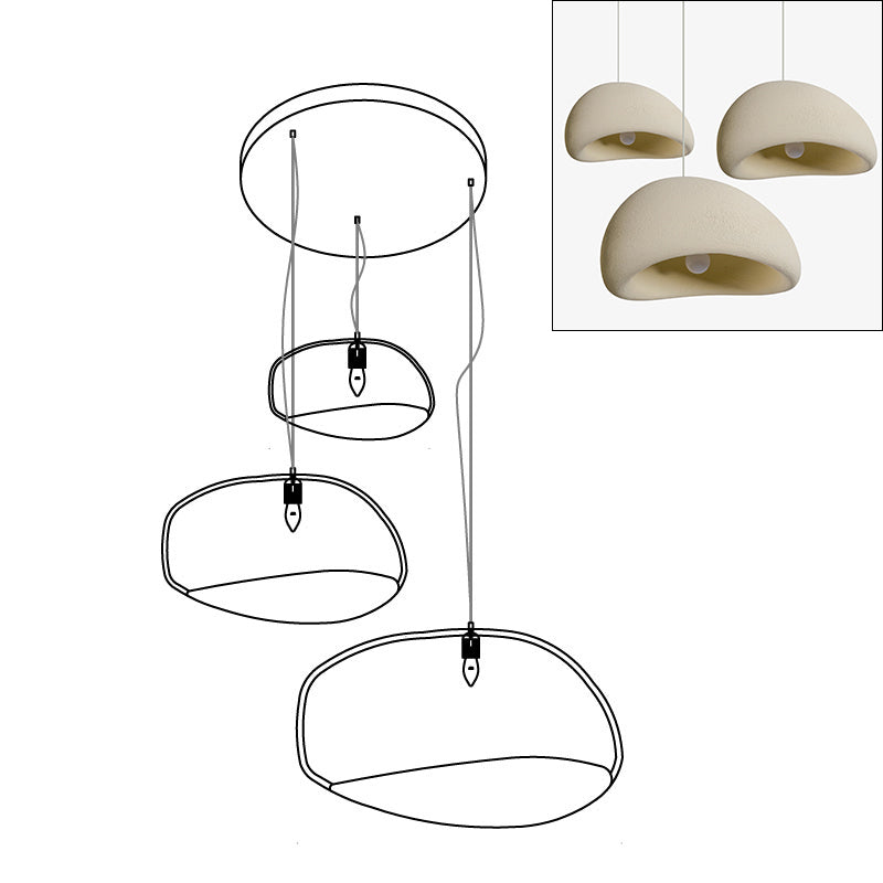 Zenra Wabi-Sabi Organic Chandelier