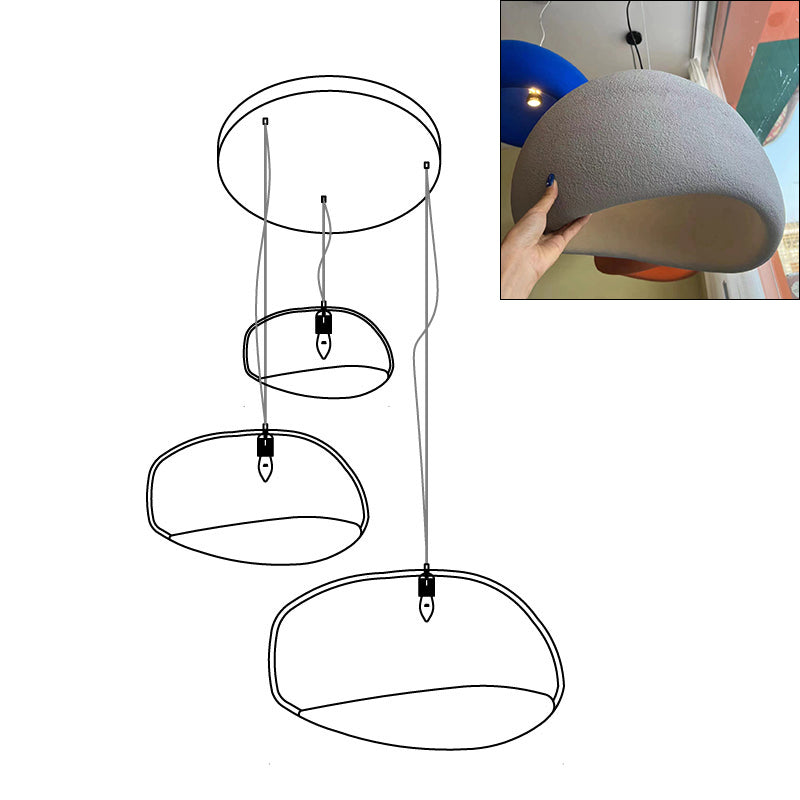 Zenra Wabi-Sabi Organic Chandelier