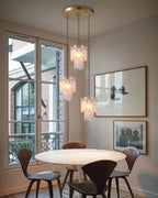 Tiered Alabaster Cluster Chandelier additional product view