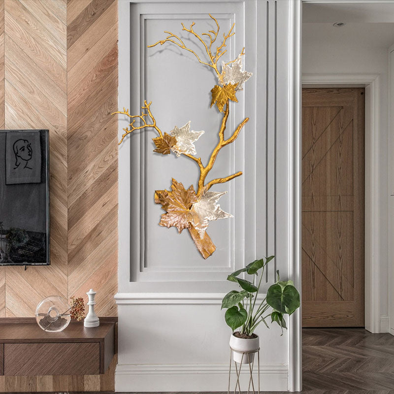 Mable Leaf Branch Wall Sconce by Bling Lighting Studio
